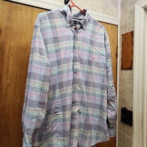 Ralph Lauren Men's Checkered Shirt - Blue, Green, Red